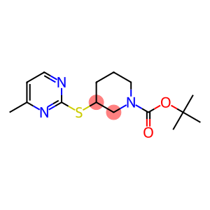 3-(4-Methyl-pyriMidin-2-ylsulfanyl)-piperidine-1-carboxylic acid tert-butyl ester