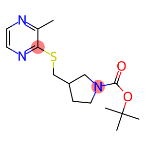 3-(3-Methyl-pyrazin-2-ylsulfanylMethyl)-pyrrolidine-1-carboxylic acidtert-butyl ester