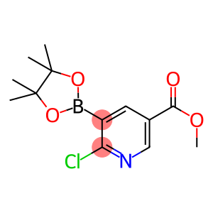 Methyl 6-chloro-5-(4,4,5,5-tetramethyl-1,3,2- dioxaborolan-2-yl)pyridine-3-carboxylate