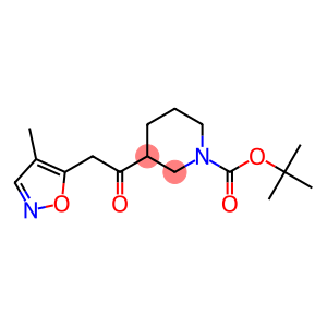 3-[2-(4-Methyl-5-isoxazolyl)-acetyl]-piperidine-1-carboxylic acid tert-butyl ester