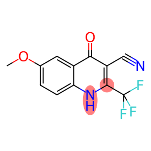 6-methoxy-4-oxo-2-(trifluoromethyl)-1,4-dihydro-3-quinolinecarbonitrile