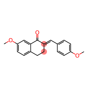 7-methoxy-2-(4-methoxybenzylidene)-3,4-dihydro-1(2H)-naphthalenone