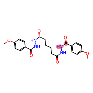 4-methoxy-N'-{6-[2-(4-methoxybenzoyl)hydrazino]-6-oxohexanoyl}benzohydrazide