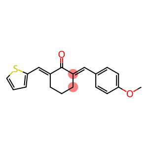 2-(4-methoxybenzylidene)-6-(2-thienylmethylene)cyclohexanone