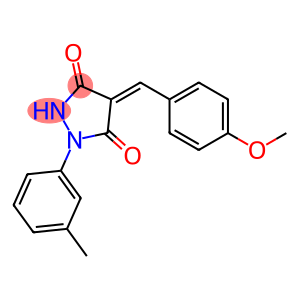 4-(4-methoxybenzylidene)-1-(3-methylphenyl)-3,5-pyrazolidinedione