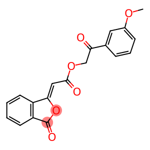 2-(3-methoxyphenyl)-2-oxoethyl (3-oxo-2-benzofuran-1(3H)-ylidene)acetate