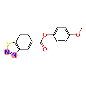 4-methoxyphenyl 1,2,3-benzothiadiazole-5-carboxylate