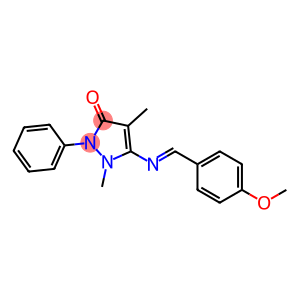 5-[(4-methoxybenzylidene)amino]-1,4-dimethyl-2-phenyl-1,2-dihydro-3H-pyrazol-3-one