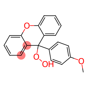 9-(4-Methoxyphenyl)-9H-xanthen-9-yl hydroperoxide