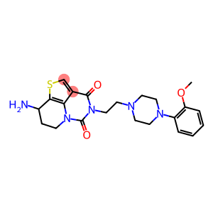 4-[2-[[4-(2-Methoxyphenyl)piperazin]-1-yl]ethyl]-8-amino-7,8-dihydro-3H,6H-1-thia-4,5a-diazaacenaphthylene-3,5(4H)-dione