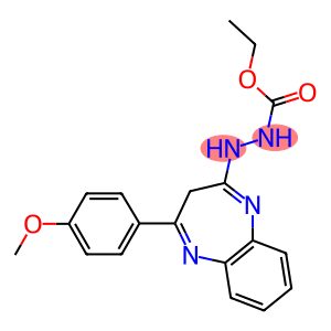 3-[4-(4-Methoxyphenyl)-3H-1,5-benzodiazepin-2-yl]carbazic acid ethyl ester