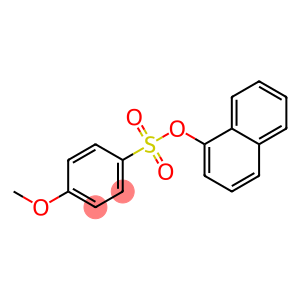 4-Methoxybenzenesulfonic acid 1-naphthalenyl ester