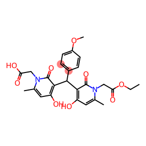 3,3'-(4-Methoxybenzylidene)bis(1,2-dihydro-4-hydroxy-6-methyl-2-oxopyridine-1-acetic acid ethyl) ester