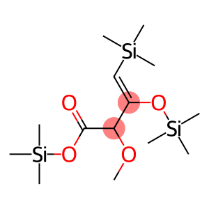 2-Methoxy-3-(trimethylsiloxy)-4-(trimethylsilyl)-3-butenoic acid (trimethylsilyl) ester