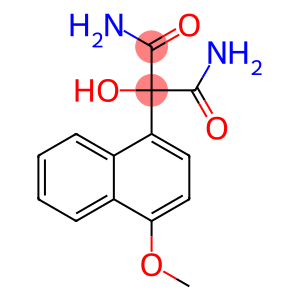 2-(4-Methoxy-1-naphtyl)-2-hydroxymalonamide