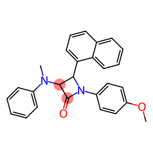 1-(4-Methoxyphenyl)-3-(methylphenylamino)-4-(1-naphtyl)azetidin-2-one