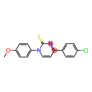 1-(4-Methoxyphenyl)-4-(4-chlorophenyl)pyrimidine-2(1H)-thione