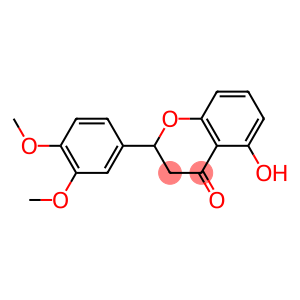 2-(3-Methoxy-4-methoxyphenyl)-5-hydroxy-2,3-dihydro-4H-1-benzopyran-4-one