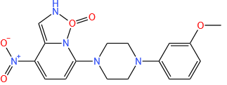 7-[4-(3-Methoxyphenyl)-1-piperazinyl]-4-nitrobenzofurazane 1-oxide