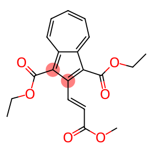 2-[2-(Methoxycarbonyl)ethenyl]azulene-1,3-dicarboxylic acid diethyl ester