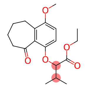 2-[(1-Methoxy-5-oxo-6,7,8,9-tetrahydro-5H-benzocyclohepten)-4-yloxy]-3-methylbutyric acid ethyl ester