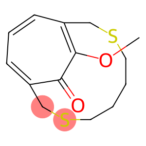 15-Methoxy-3,8-dithiabicyclo[8.3.2]pentadeca-1(13),10(15),11-trien-14-one