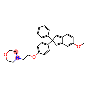 4-[2-[4-(6-Methoxy-2-phenyl-2H-inden-2-yl)phenoxy]ethyl]morpholine