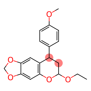 8-(4-Methoxyphenyl)-6-ethoxy-7,8-dihydro-6H-1,3-dioxolo[4,5-g][1]benzopyran