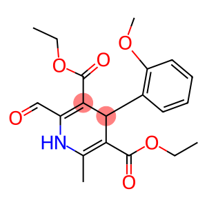 4-(2-Methoxyphenyl)-2-formyl-6-methyl-1,4-dihydropyridine-3,5-dicarboxylic acid diethyl ester