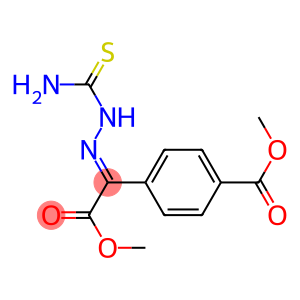 (4-Methoxycarbonylphenyl)thiosemicarbazonoacetic acid methyl ester