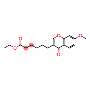 6-(7-Methoxy-4-oxo-4H-1-benzopyran-3-yl)hexanoic acid ethyl ester