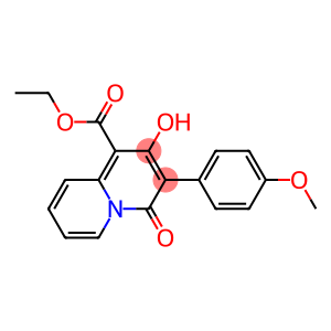 3-(4-Methoxyphenyl)-2-hydroxy-4-oxo-4H-quinolizine-1-carboxylic acid ethyl ester