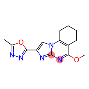 5-Methoxy-2-(5-methyl-1,3,4-oxadiazol-2-yl)-6,7,8,9-tetrahydroimidazo[1,2-a]quinazoline