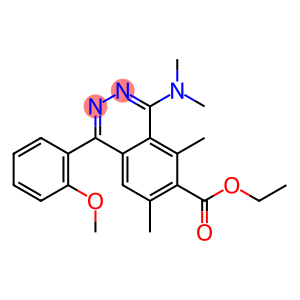 1-(2-Methoxyphenyl)-4-dimethylamino-5,7-dimethylphthalazine-6-carboxylic acid ethyl ester