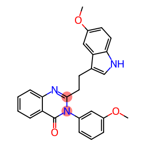 2-[2-(5-Methoxy-1H-indol-3-yl)ethyl]-3-(3-methoxyphenyl)quinazolin-4(3H)-one