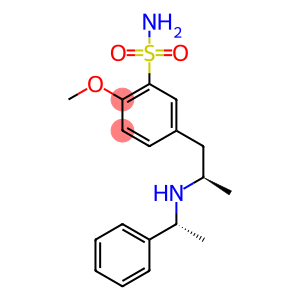 2-Methoxy-5-[(R)-2-[[(R)-1-phenylethyl]amino]propyl]benzenesulfonamide