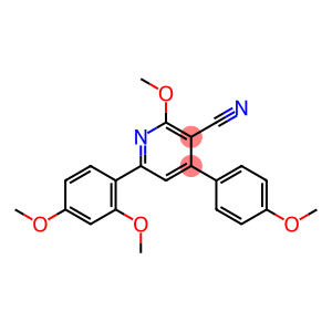 4-(4-Methoxyphenyl)-6-(2,4-dimethoxyphenyl)-2-methoxypyridine-3-carbonitrile