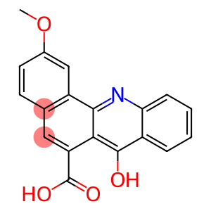 2-Methoxy-7-hydroxybenz[c]acridine-6-carboxylic acid