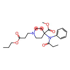 4-Methoxycarbonyl-4-(N-phenyl-N-propanoylamino)piperidine-1-propionic acid propyl ester