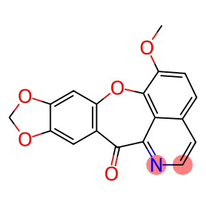 6-Methoxy-9,10-(methylenedioxy)-12H-[1]benzoxepino[2,3,4-ij]isoquinolin-12-one