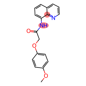 2-(4-methoxyphenoxy)-N-(8-quinolinyl)acetamide