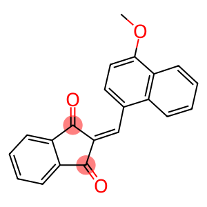 2-[(4-methoxy-1-naphthyl)methylene]-1H-indene-1,3(2H)-dione