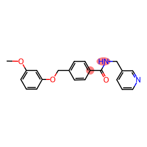 4-[(3-methoxyphenoxy)methyl]-N-(3-pyridinylmethyl)benzamide