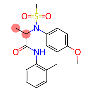 2-[4-methoxy(methylsulfonyl)anilino]-N-(2-methylphenyl)propanamide