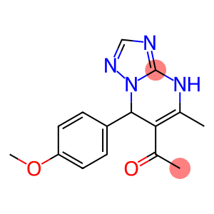 1-[7-(4-methoxyphenyl)-5-methyl-4,7-dihydro[1,2,4]triazolo[1,5-a]pyrimidin-6-yl]ethanone