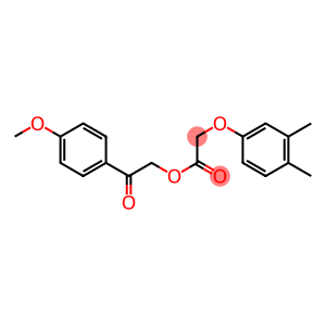 2-(4-methoxyphenyl)-2-oxoethyl (3,4-dimethylphenoxy)acetate