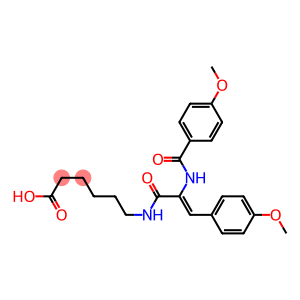 6-{[2-[(4-methoxybenzoyl)amino]-3-(4-methoxyphenyl)acryloyl]amino}hexanoic acid