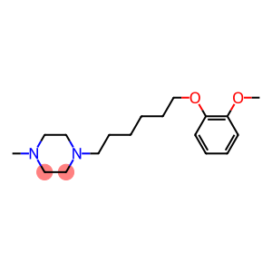 1-[6-(2-methoxyphenoxy)hexyl]-4-methylpiperazine