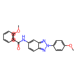 2-methoxy-N-[2-(4-methoxyphenyl)-2H-1,2,3-benzotriazol-5-yl]benzamide