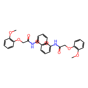 2-(2-methoxyphenoxy)-N-(5-{[(2-methoxyphenoxy)acetyl]amino}-1-naphthyl)acetamide
